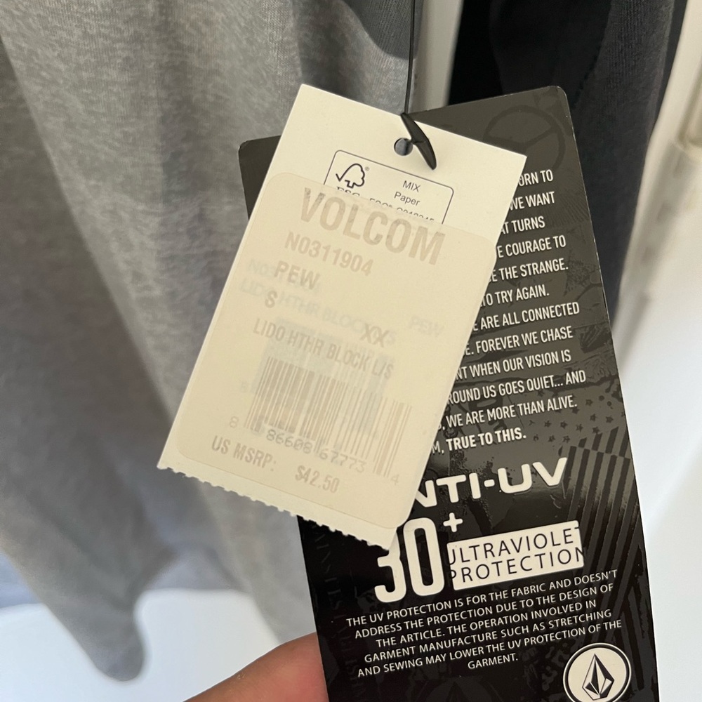 Brand new Volcom rashguard.